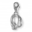 MELINA Charm Anh�nger Hochzeitsringe  Silber 925