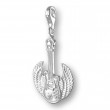 MELINA Charm Anh�nger Gitarre mit Fl�geln Silber 925
