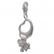 MELINA Charm Anh�nger Herz Silber 925